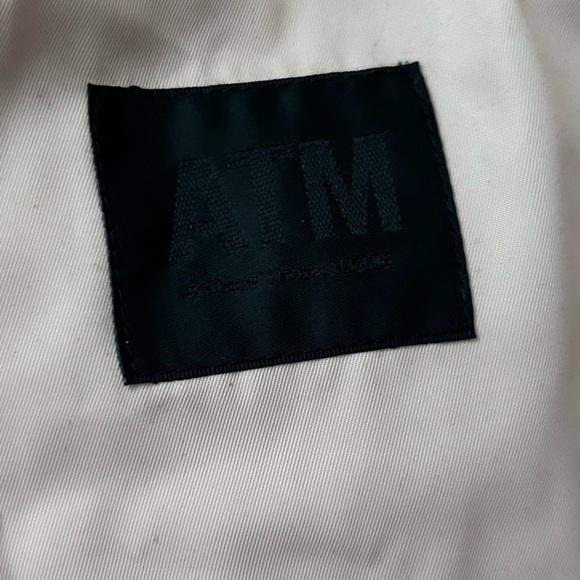 ATM Anthony Thomas Melillo Sporty Cargo Jacket in Oyster Pink Sz M - Picture 10 of 11